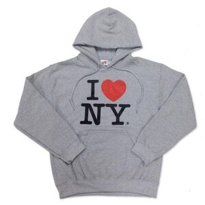 Gray 'I Love NY' Hoodie